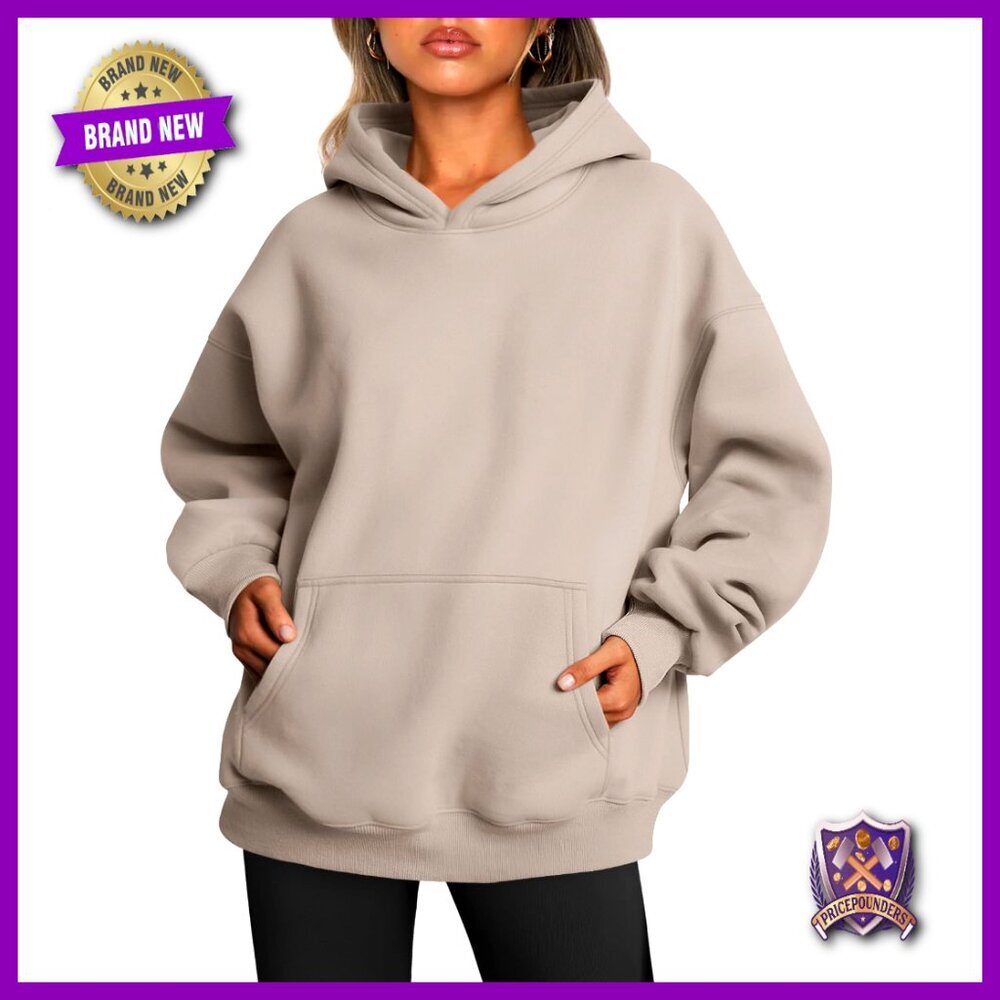 Oversized Hoodie Sweatshirt Fleece Pullover Winter Warm Long Sleeve Pocket